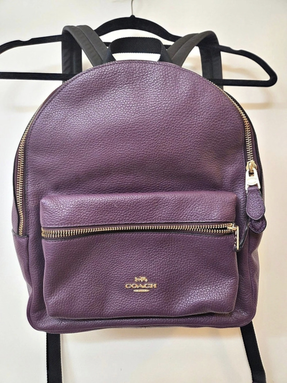 COACH Mini Court Backpack Purple